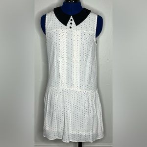 Forever21, 20’s style rayon polka dot dress.
